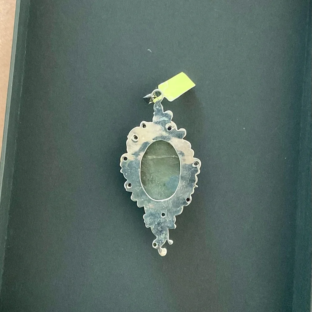 NEW Sterling Silver Labradorite Amethyst Garnet Citrine Peridot Topaz Pendant - Picture 6 of 6